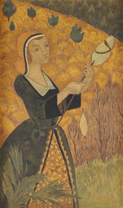 Il filatore giallo, 1918 da Paul Sérusier